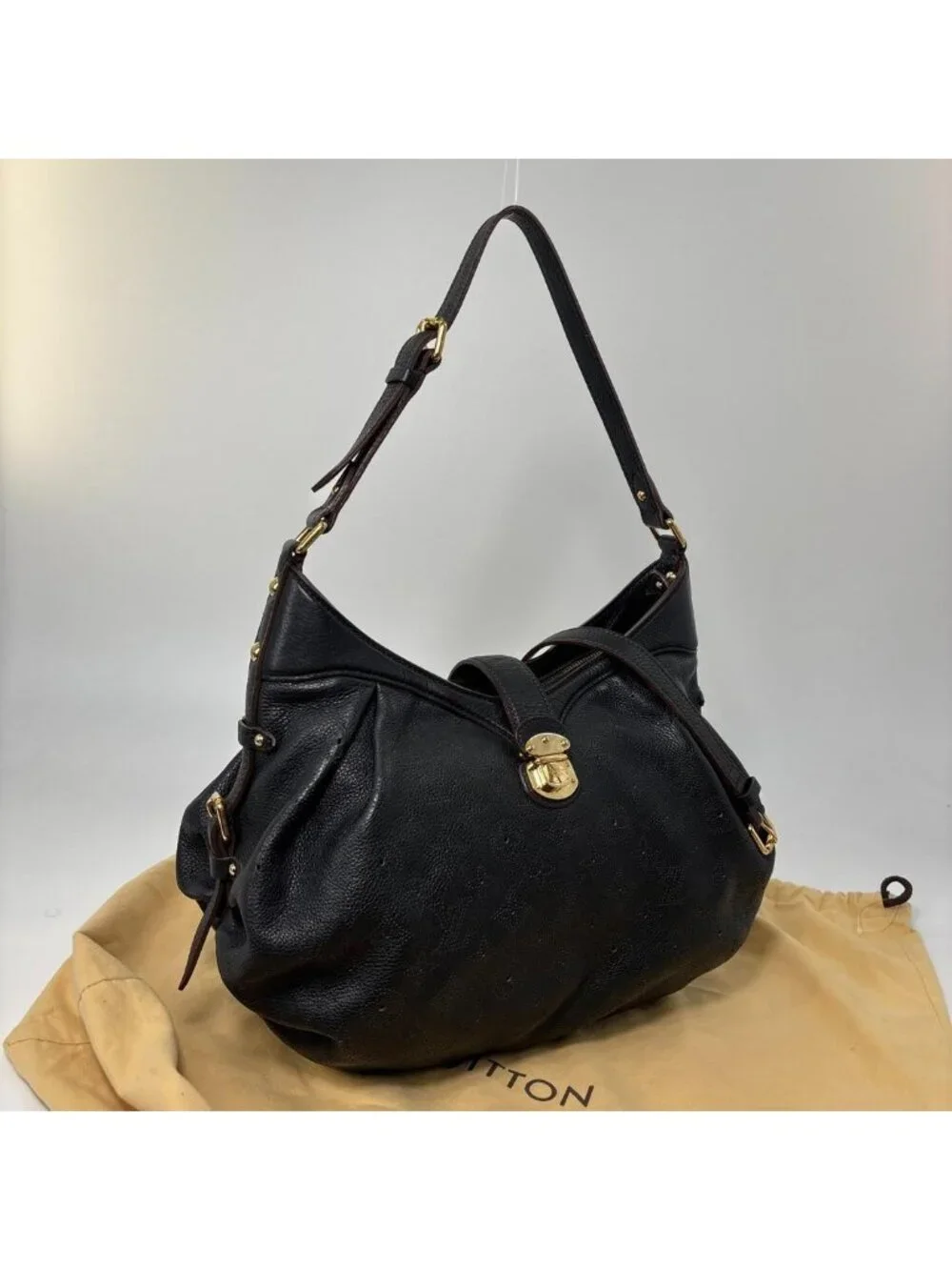 Louis Vuitton Mahina XS Shoulder Bag Black